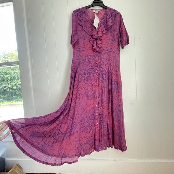 Vintage Adini Dress Medium Pink - Picture 5 of 8